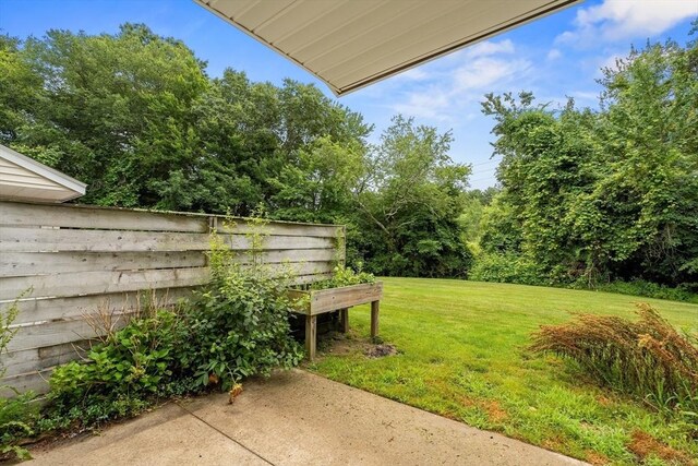 728 Auburn St Unit E4, Whitman, MA 02382 - view of yard with a patio area