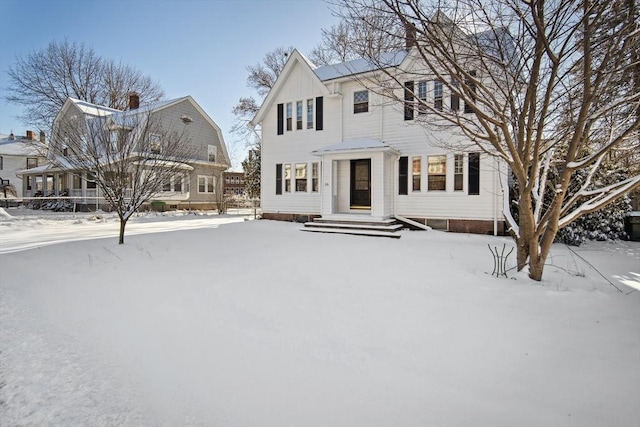 view of colonial home