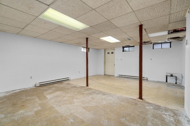 1 Joy St, Franklin, MA 02038 - basement featuring a baseboard heating unit