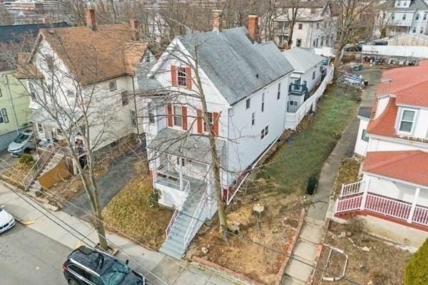 18 Newhall St, Malden, MA 02148 - aerial view of residential area