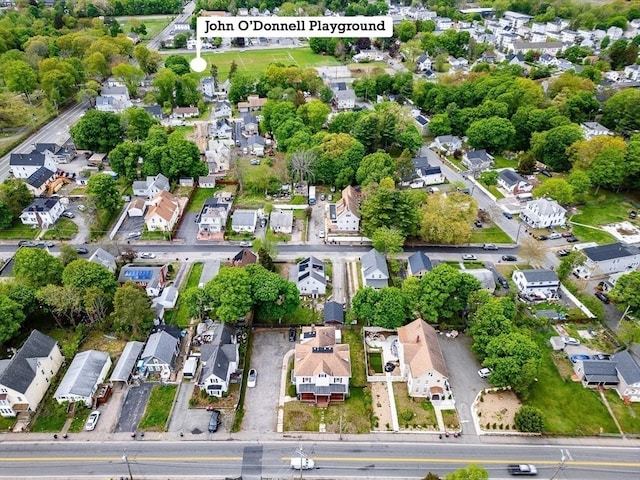 view of property location with nearby suburban area