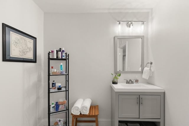 25 Conant St Unit 1, Danvers, MA 01923 - bathroom with vanity and baseboards