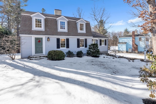 view of cape cod home