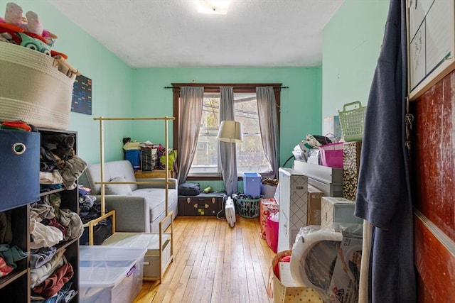 bedroom featuring hardwood / wood-style floors