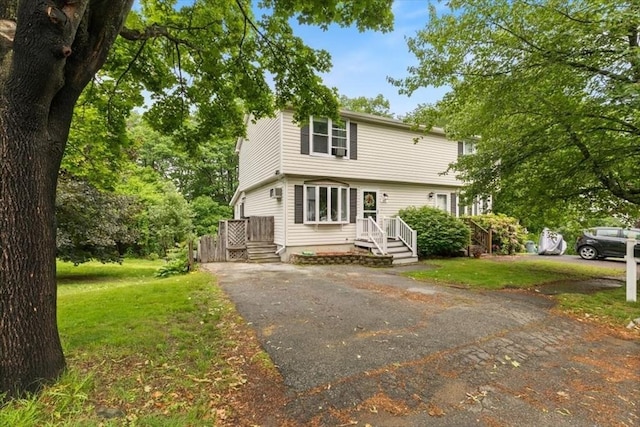 30 Taylor St Unit 1, Haverhill, MA 01832 - colonial-style house featuring driveway and a front lawn