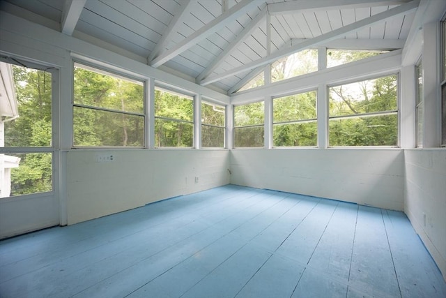 286 Mountain St, Sharon, MA 02067 - unfurnished sunroom featuring wood finished floors and a deck