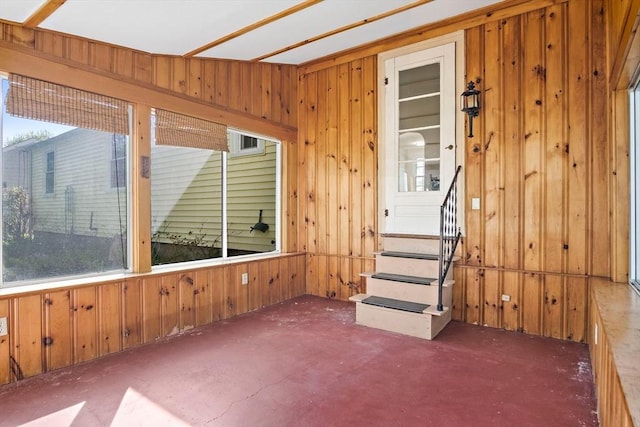 interior space featuring plenty of natural light