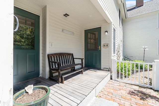 34 Fletcher Ln, Littleton, MA 01460 - property entrance featuring covered porch