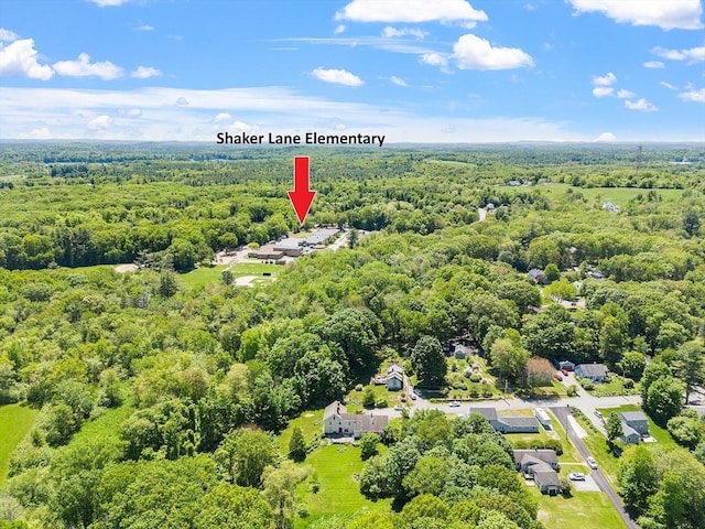 34 Fletcher Ln, Littleton, MA 01460 - aerial view of a heavily wooded area