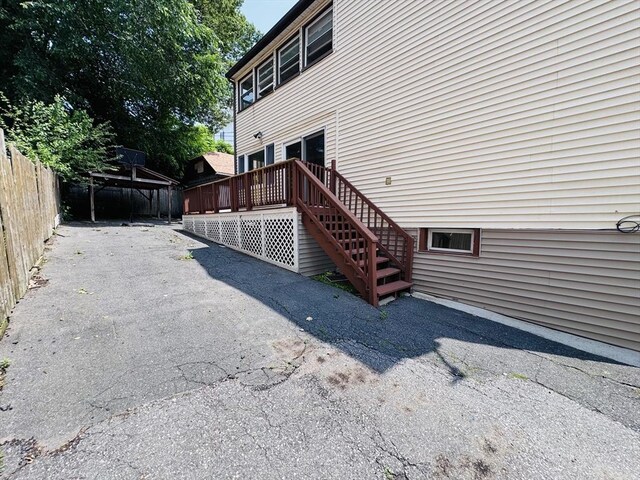 27 Shelby St, Worcester, MA 01605 - view of property exterior featuring a deck