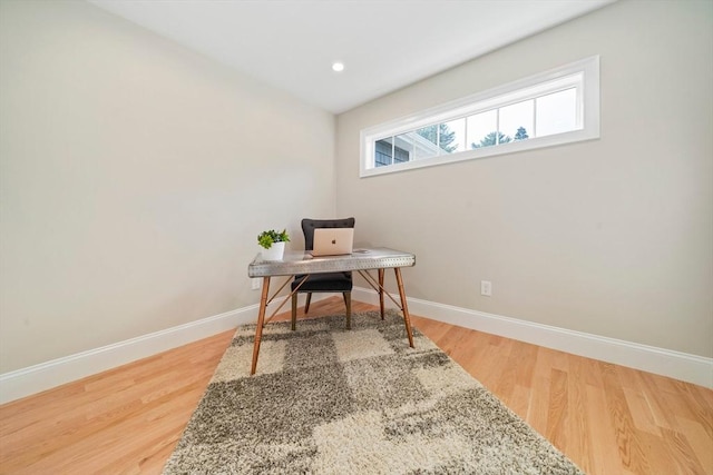 43 Lake Ave, Sharon, MA 02067 - office with wood finished floors and recessed lighting