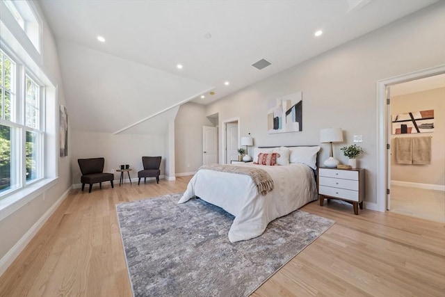 43 Lake Ave, Sharon, MA 02067 - bedroom with light wood-style floors and recessed lighting