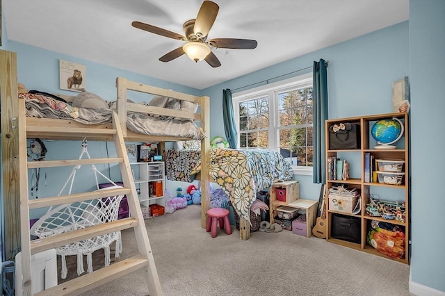 261 Bean Porridge Hill Rd, Westminster, MA 01473 - carpeted bedroom featuring a ceiling fan