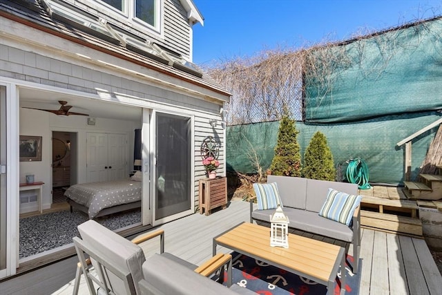 2111/2 Bradford St, Provincetown, MA 02657 - view of wooden terrace