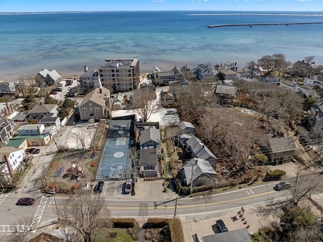 2111/2 Bradford St, Provincetown, MA 02657 - aerial view of residential area featuring a large body of water