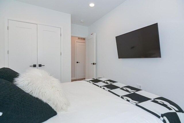 457 W Broadway Unit 209, Boston, MA 02127 - bedroom with a closet and recessed lighting
