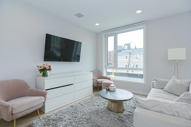 457 W Broadway Unit 209, Boston, MA 02127 - living room featuring recessed lighting and wood finished floors