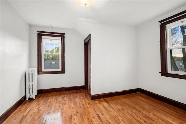 7 Vancroft Ave, Shrewsbury, MA 01545 - bonus room featuring baseboards, plenty of natural light, light wood-style flooring, and radiator