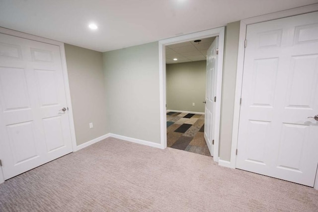 20 Warner Rd, Townsend, MA 01469 - unfurnished bedroom with baseboards, carpet flooring, and recessed lighting