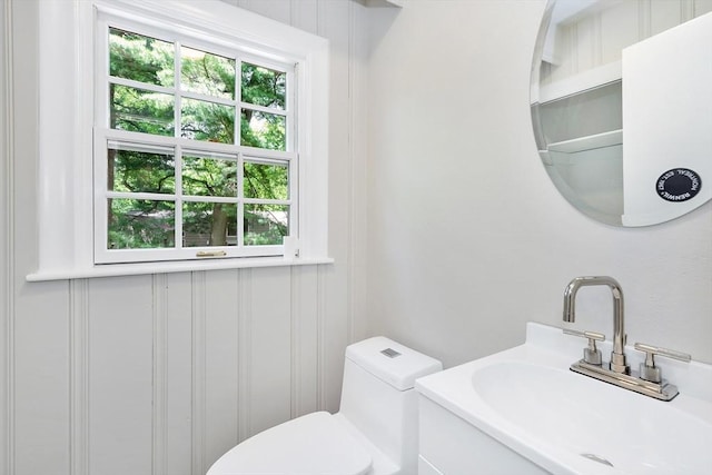 27 Lantern Ln, Arlington, MA 02474 - bathroom with a sink, toilet, and plenty of natural light