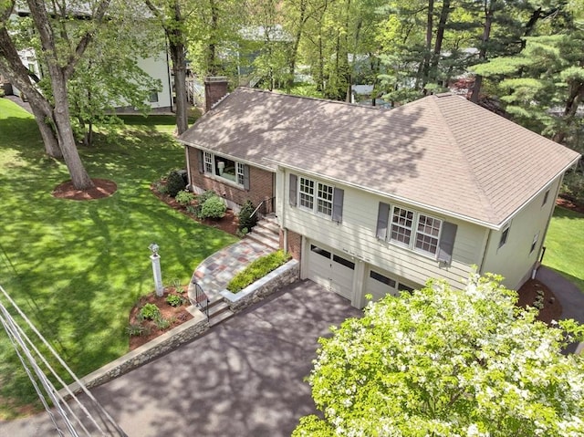 27 Lantern Ln, Arlington, MA 02474 - aerial view of property and surrounding area