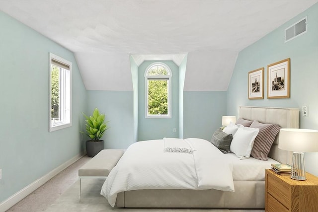 7 Humiston Cir, Westford, MA 01886 - carpeted bedroom with baseboards, multiple windows, and lofted ceiling