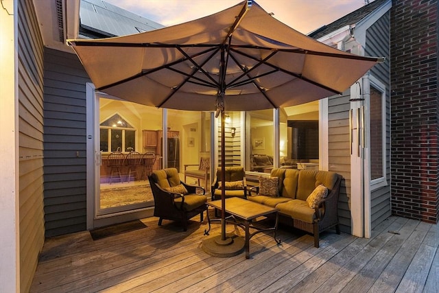 7 Humiston Cir, Westford, MA 01886 - wooden terrace featuring outdoor lounge area
