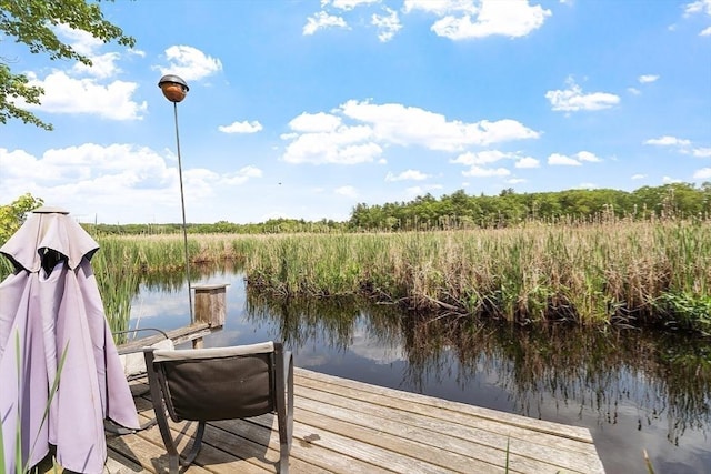 7 Humiston Cir, Westford, MA 01886 - dock area featuring a water view