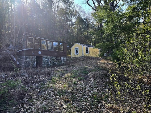 60 Camp Rd, Leverett, MA 01054 - view of yard with an outdoor structure