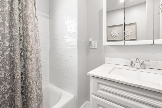 5 Hinckley St Unit 2, Somerville, MA 02145 - full bathroom with vanity and shower / bath combo
