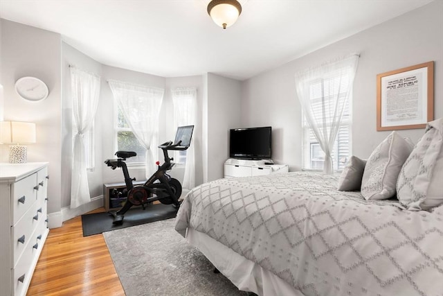 5 Hinckley St Unit 2, Somerville, MA 02145 - bedroom with light wood-type flooring and baseboards