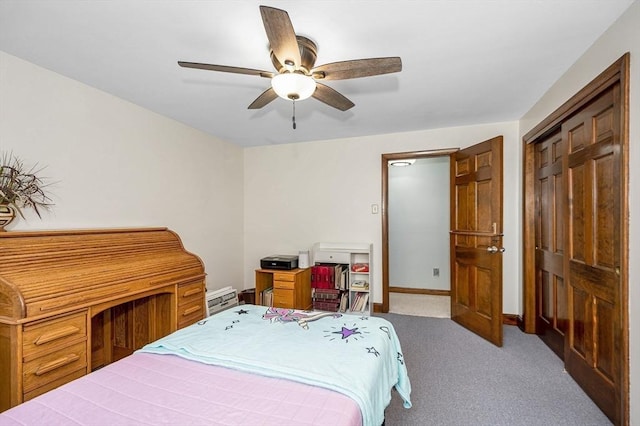 4 Pleasantview Ave, Tyngsborough, MA 01879 - bedroom featuring carpet, baseboards, and a ceiling fan