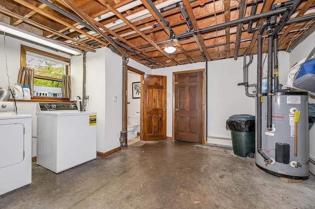 4 Pleasantview Ave, Tyngsborough, MA 01879 - below grade area featuring washer and dryer and water heater