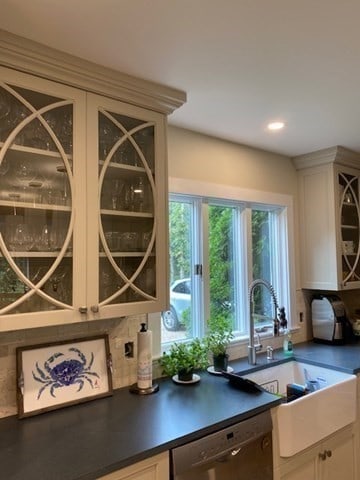 kitchen featuring sink and dishwasher