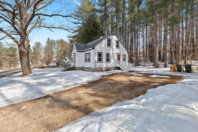 view of front of house