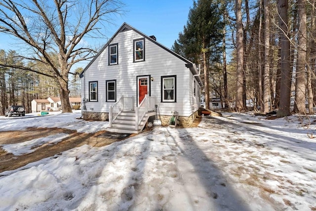 view of front of property