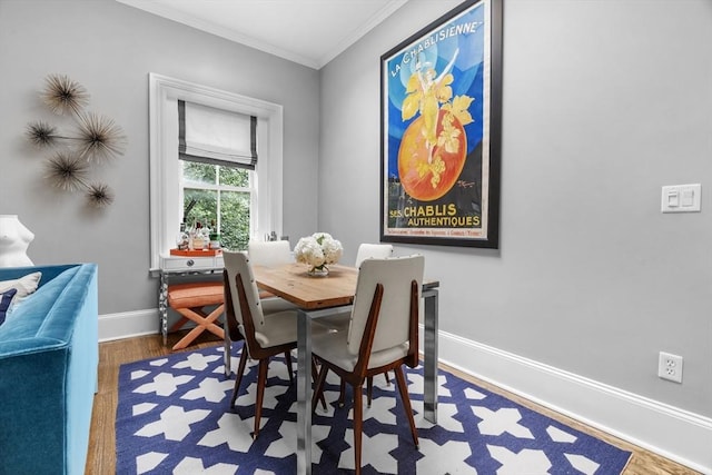 19 Greenwich Park Unit 5, Boston, MA 02118 - dining area with ornamental molding and wood finished floors