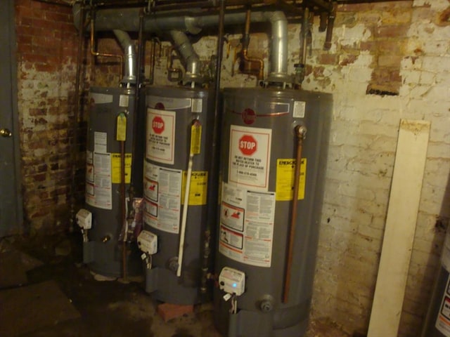 utilities with gas water heater