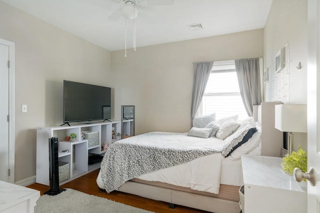 106 Walnut St Unit 4, Somerville, MA 02145 - bedroom featuring wood finished floors and ceiling fan