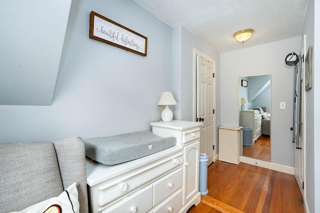 249 E Squantum St Unit 2, Quincy, MA 02171 - hall with dark wood-type flooring and baseboards