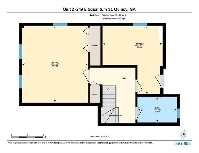 249 E Squantum St Unit 2, Quincy, MA 02171 - view of floor plan / room layout