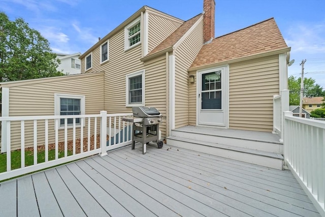 205 River St, Braintree, MA 02184 - deck with a grill