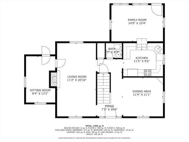205 River St, Braintree, MA 02184 - floor plan / room layout