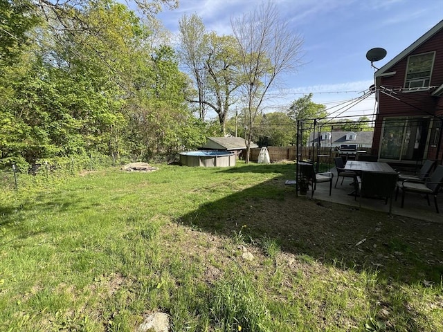 104 Temple St, Gardner, MA 01440 - view of yard with a patio area and a storage shed