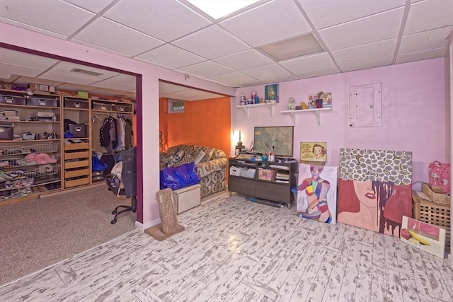 11 Azalea Ln Unit 11, Marlborough, MA 01752 - bedroom featuring a paneled ceiling, a closet, and wood finished floors