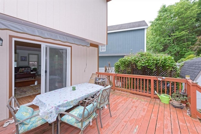 11 Azalea Ln Unit 11, Marlborough, MA 01752 - wooden terrace with outdoor dining area