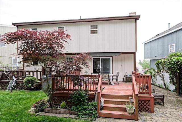 11 Azalea Ln Unit 11, Marlborough, MA 01752 - back of house with a deck and a lawn