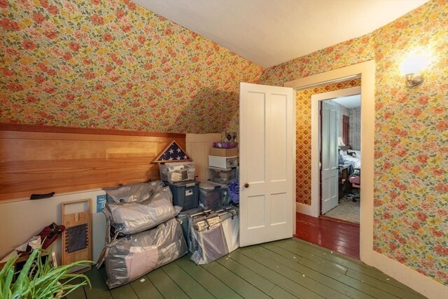 6 Oak St, Monson, MA 01057 - bonus room featuring hardwood / wood-style flooring and wallpapered walls
