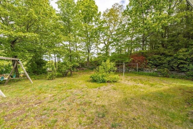 6 Oak St, Monson, MA 01057 - view of grassy yard with a playground