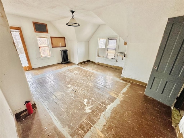 205 Saint James Ave, Springfield, MA 01109 - additional living space with lofted ceiling and radiator heating unit